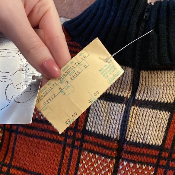 NWT Vintage Sweater Bodysuit - Picture 6 of 7